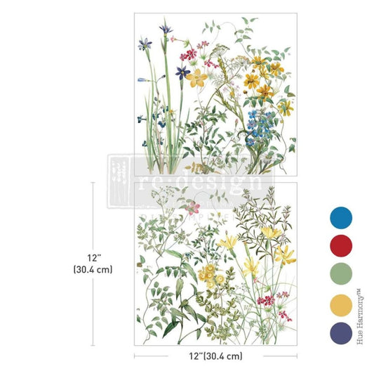 Transfer 12x12 - Eclat Floral