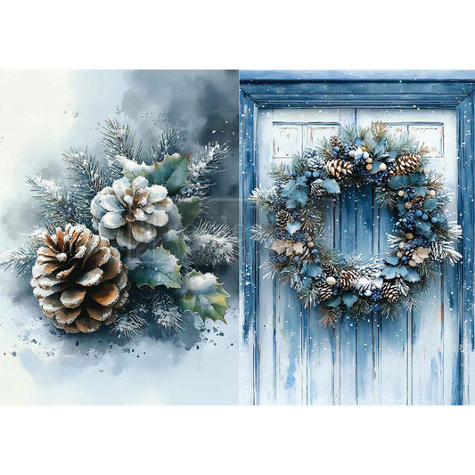 A4 - Wreath of Whispers   - 8.27" x 11.7"