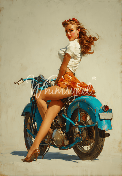 Whimsykel Decoupage Paper 21x29 - Curves & Crusin