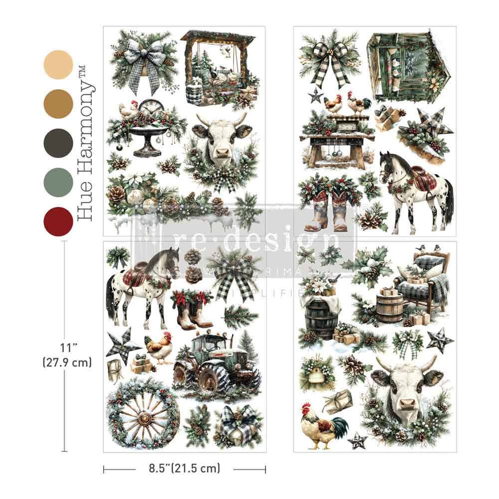 Transfer 8.5x11 - Rustic Noel