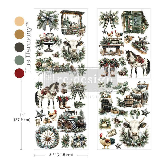 Transfer 8.5x11 - Rustic Noel
