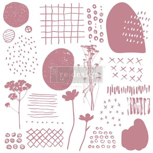 Abstract Scribbles Stamp