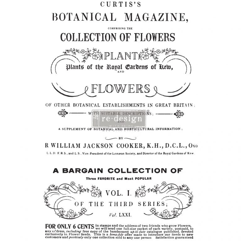 Transfer 24x35 - Botanical Magazine