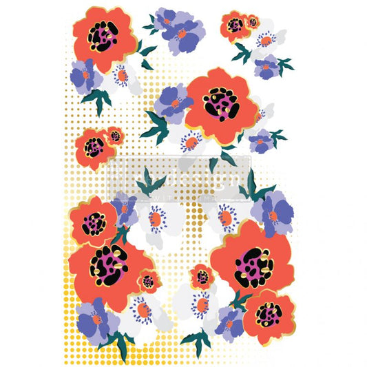 Transfer 24x35 - Cece Modernist Floral