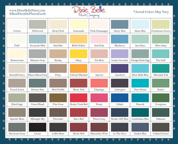 Dixie Belle Paint Color Charts
