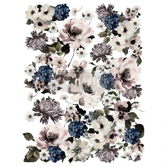 Transfer 24x35 - Dark Floral