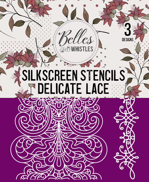 Dixie Belle Silkscreen Stencil - Delicate Lace