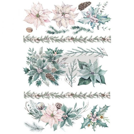 Transfer 24x35 - Evergreen Florals