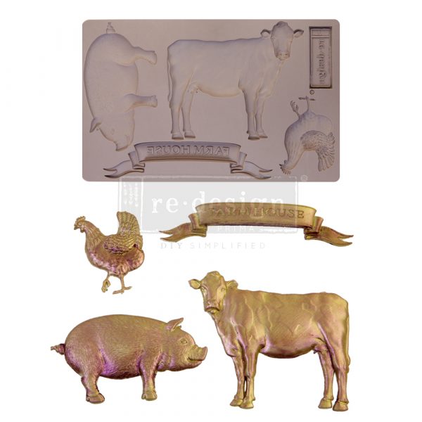 ReDesign with Prima Mould - Farm Animals