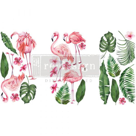 Transfer 6x12 - Flamingo Pink