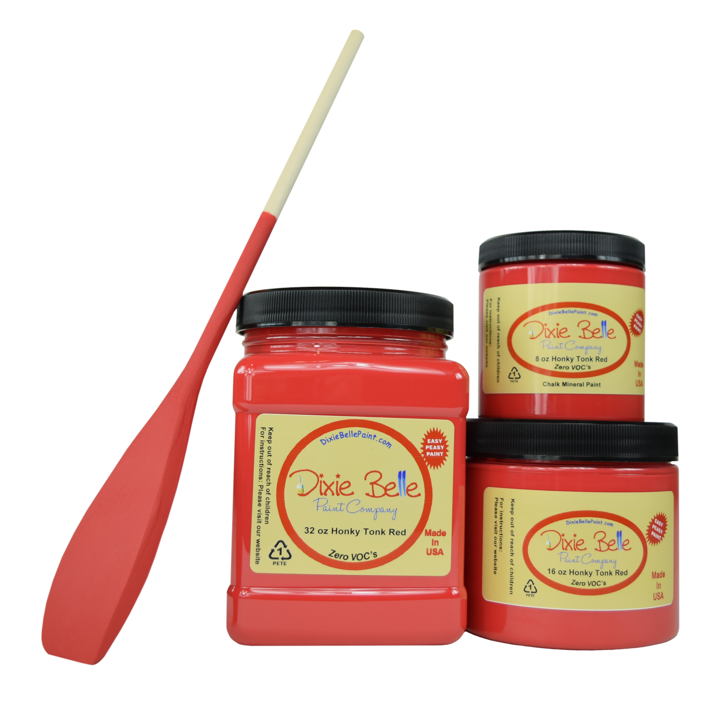 Dixie Belle Chalk Mineral Paint - Honky Tonk Red