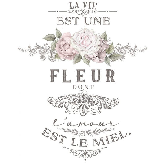 Transfer 26x35 - L'Amour est le miel