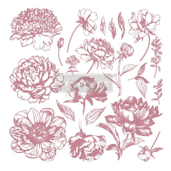 Linear Floral Stamp