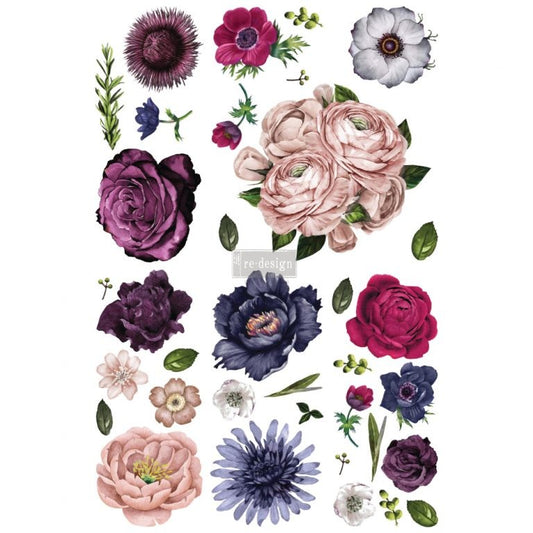Transfer 44x30 - Lush Floral II