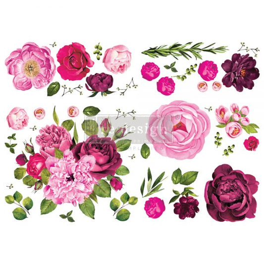 Transfer 48x35 - Lush Floral I