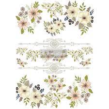 Transfer 24x35 - Painted Florals