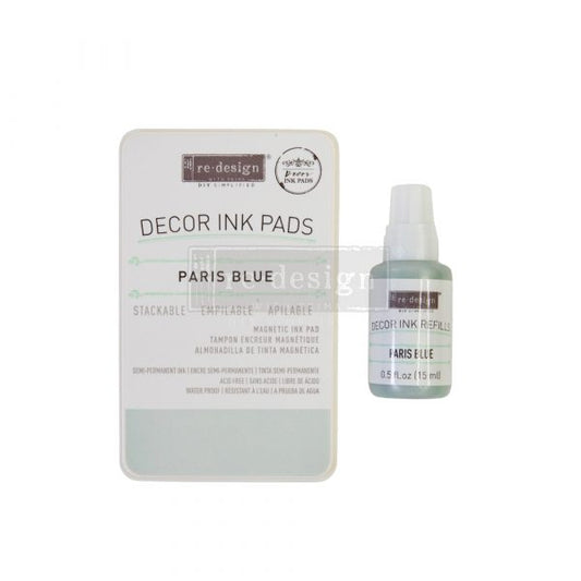 Paris Blue Ink Pad & Case