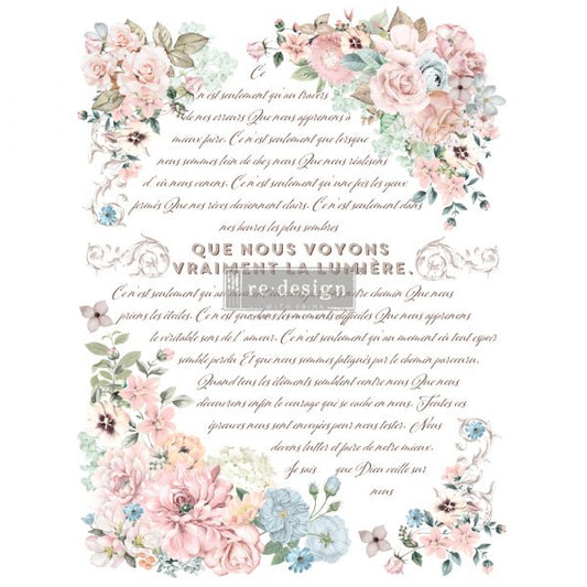 Transfer 24x35 - Pure Light Floral