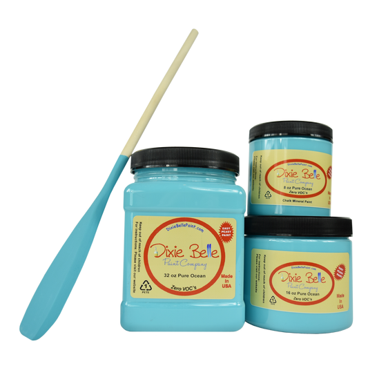 Dixie Belle Chalk Mineral Paint - Pure Ocean