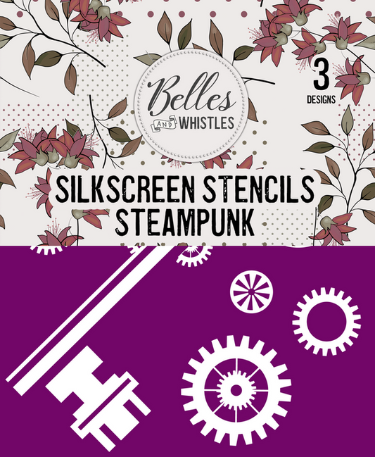 Dixie Belle Silkscreen Stencil - Steampunk