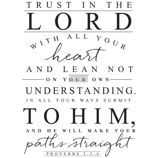 Transfer 22x30 - Trust in the Lord