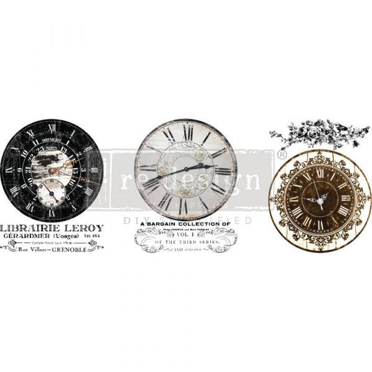 Transfer 8.5x11 - Vintage Clocks