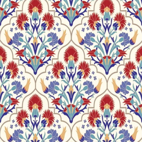 Whimsical Mediterranean - Rice Paper 12"x16.8"